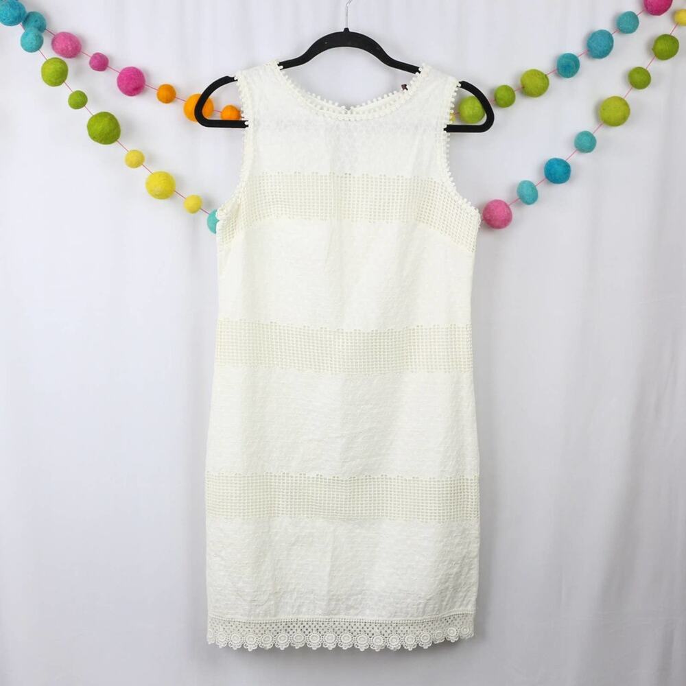 Chelsea + Violet NEW Ivory White Lace Sleeveless Shift Dress Size XS